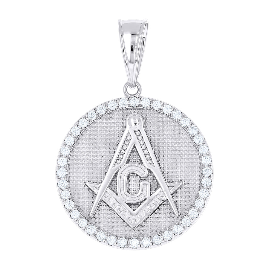 925 Sterling Silver Moissanite Pendant