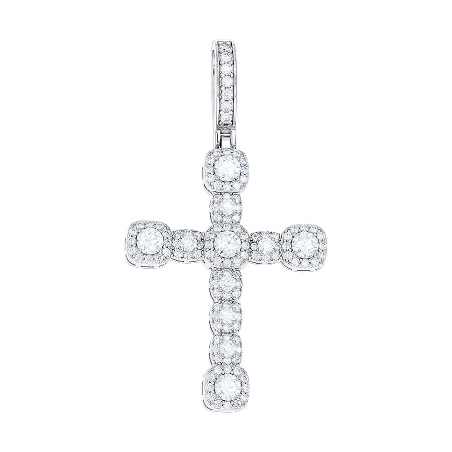 925 Sterling Silver Moissanite Pendant