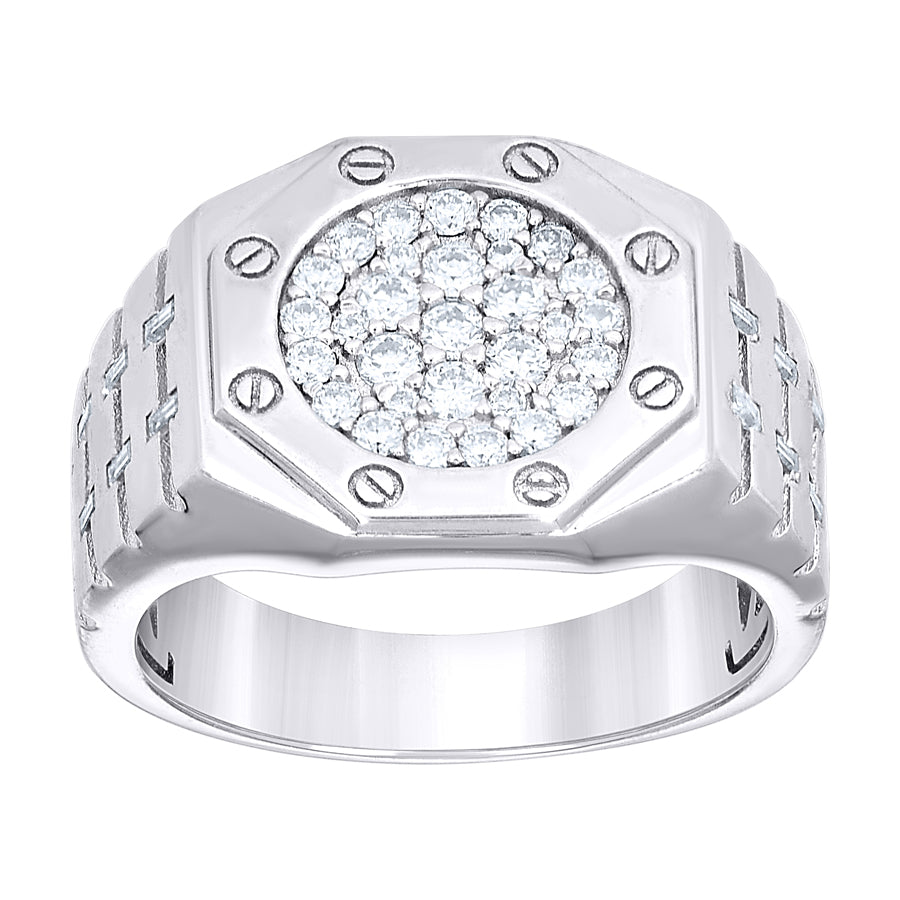 925 Sterling Silver Moissanite Ring