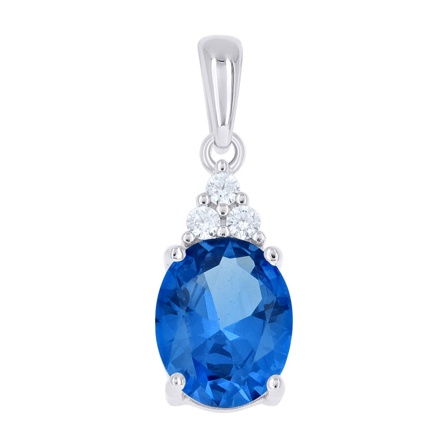 925 Sterling Silver Cz Pendant