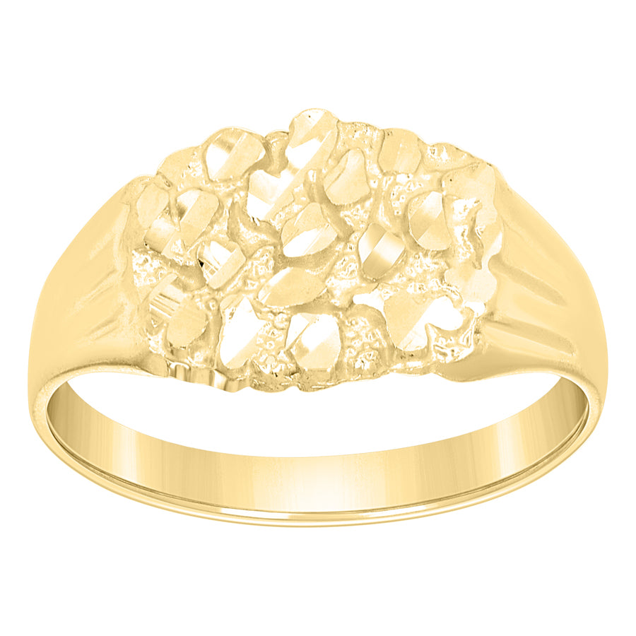 10Kt Gold Nugget Ring