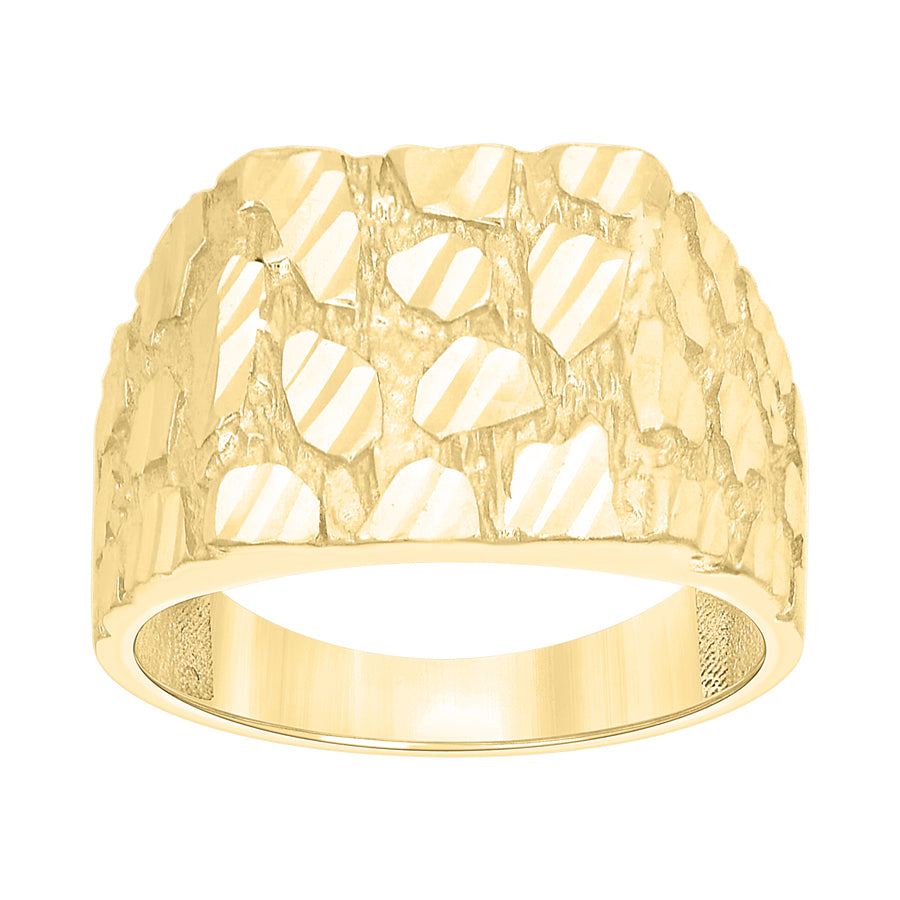 10Kt Gold Nugget Ring