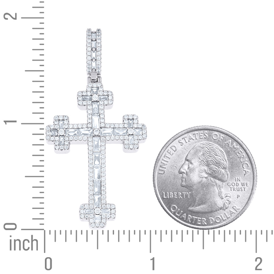 925 Sterling Silver Cz Pendant