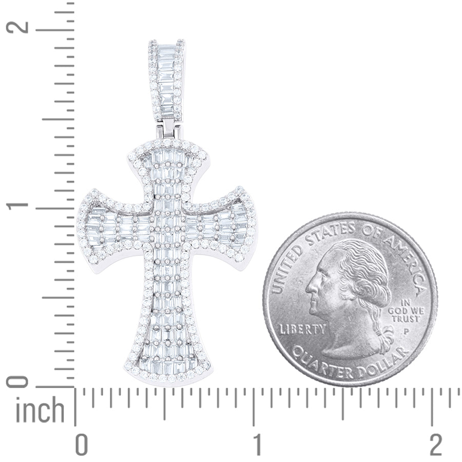 925 Sterling Silver Cz Pendant