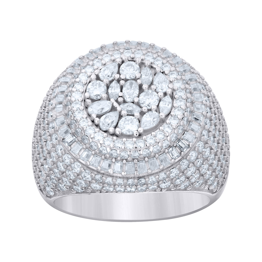 925 Sterling Silver Moissanite Ring