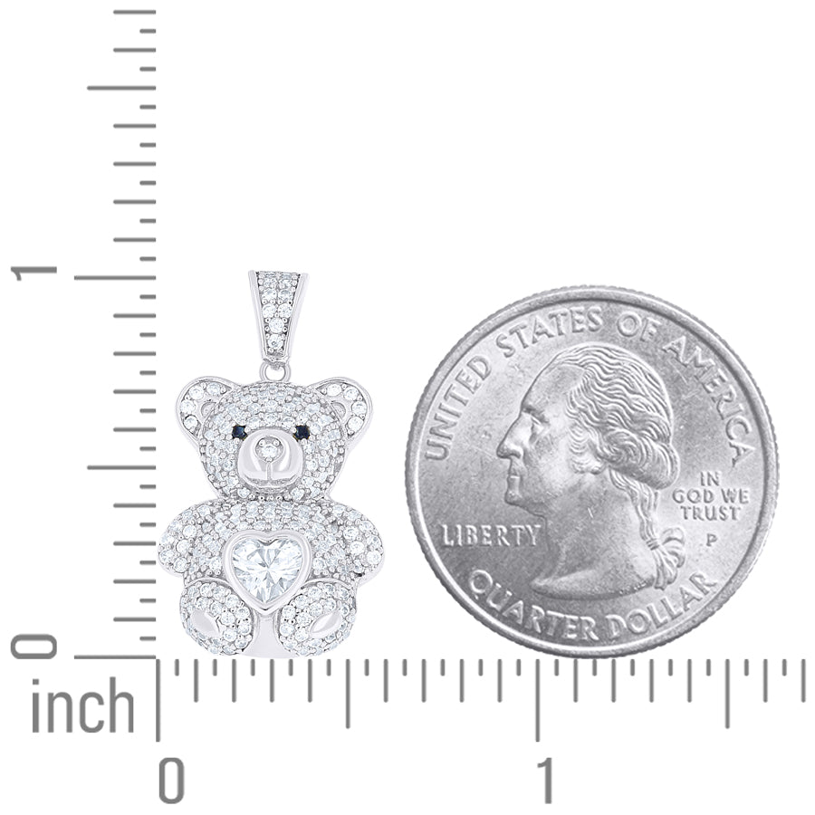 925 Sterling Silver Cz Pendant