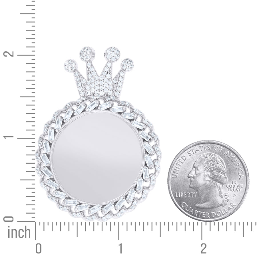 925 Sterling Silver Cz Pendant