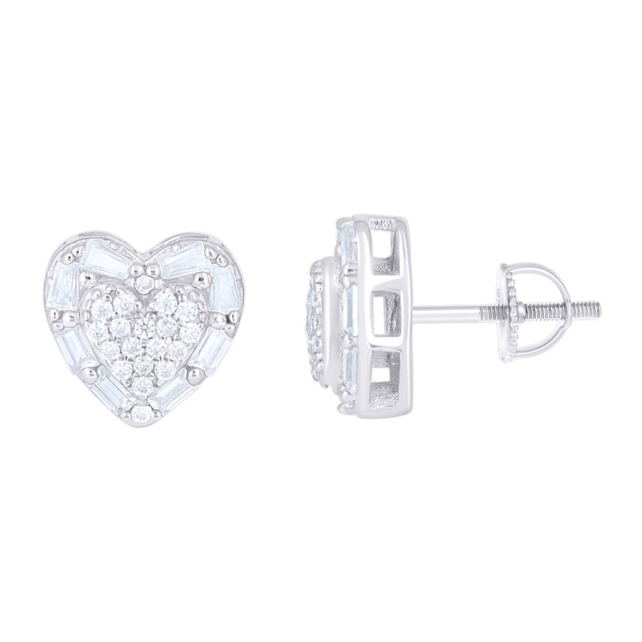 925 Sterling Silver Cz Earrings