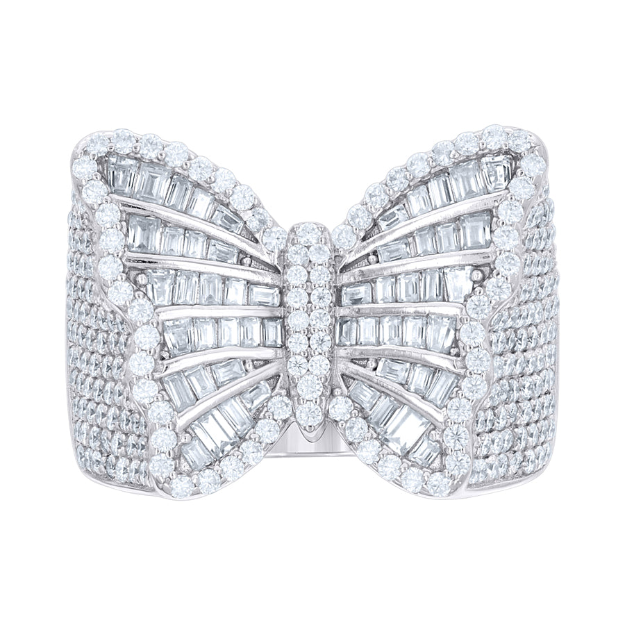 925 Sterling Silver Cz Ring