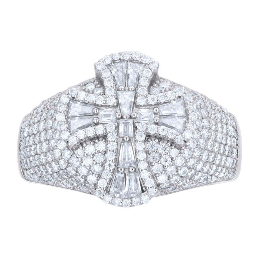 925 Sterling Silver Cz Ring