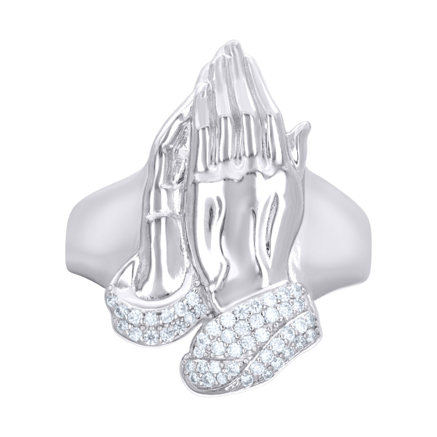 925 Sterling Silver Cz Ring S8-S12
