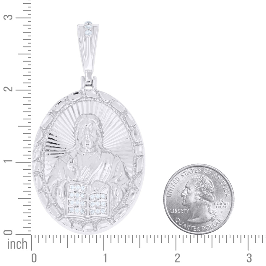925 Sterling Silver Cz Pendant