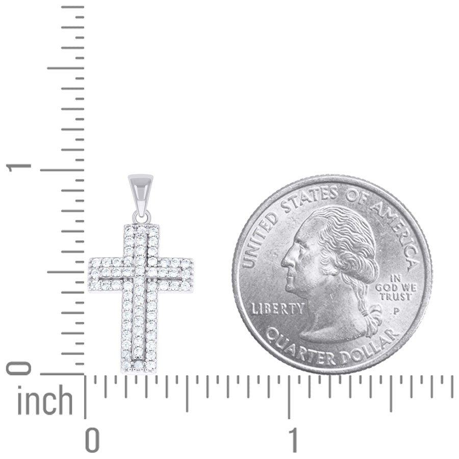 925 Sterling Silver Cz Pendant