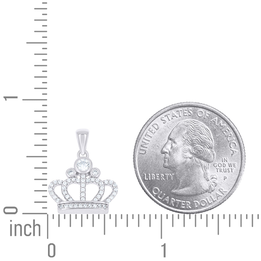 925 Sterling Silver Cz Pendant