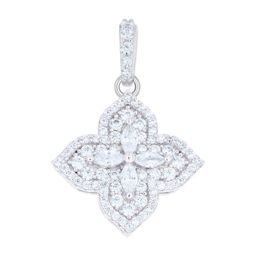 925 Sterling Silver Cz Pendant
