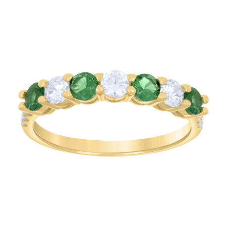 14K Gold Cz Ring