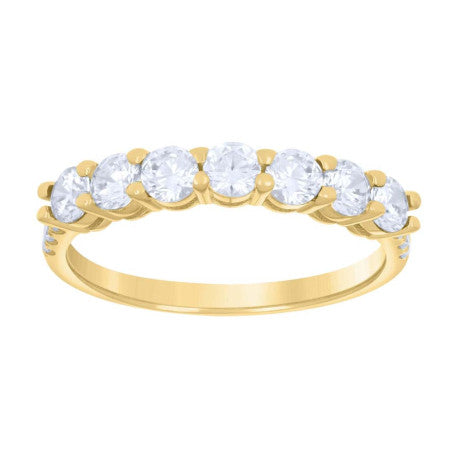 14K Gold Cz Ring
