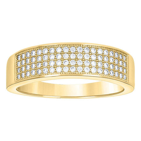 14Kt Gold Moissanite Ring S9