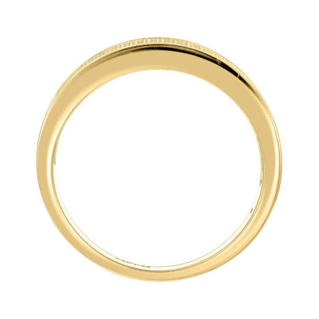 14Kt Gold Moissanite Ring S9