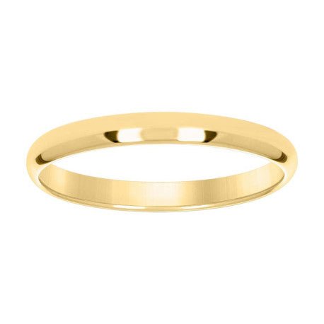 14Kt-Gold 3mm-Sz-10 Com.Fit Wedding Band