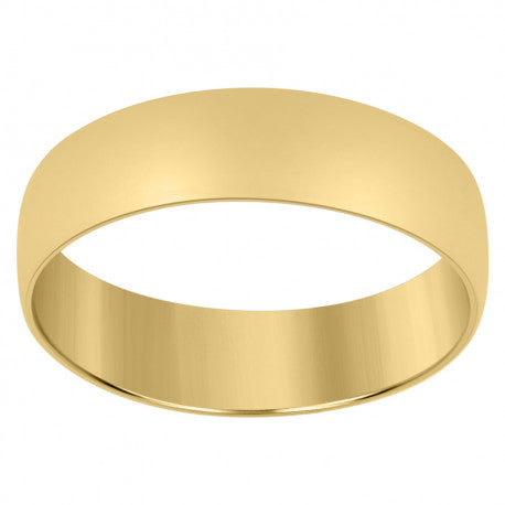 14Kt-Gold 6mm Regular Fit Wedding Band