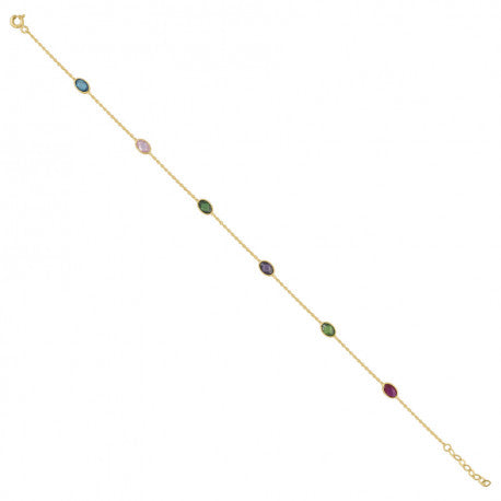 14kt Gold Anklet 10"