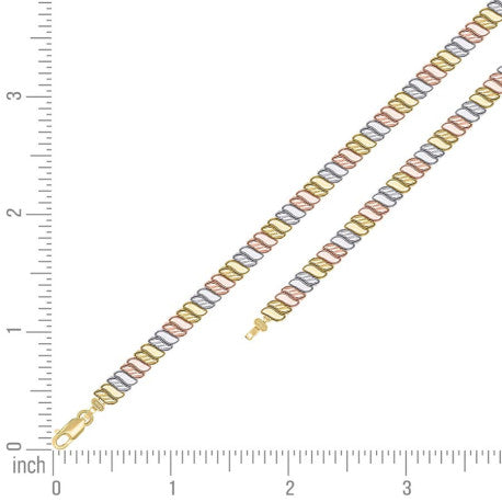 14Kt Gold Bracelet 7.5"