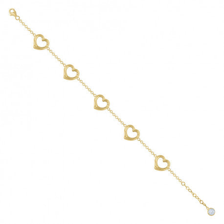 14Kt Gold Bracelet/Anklet 8"