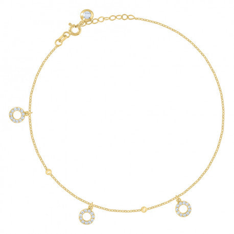14Kt Gold Bracelet/Anklet 8"