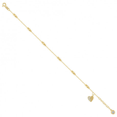 14Kt Gold Bracelet/Anklet 8"