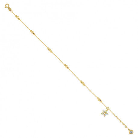 14Kt Gold Bracelet/Anklet 8"