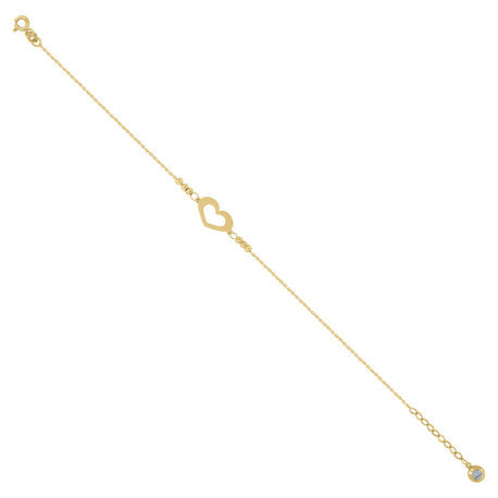 14Kt Gold Bracelet/Anklet 8"