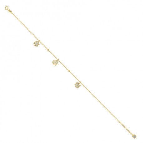 14Kt Gold Bracelet/Anklet 8"