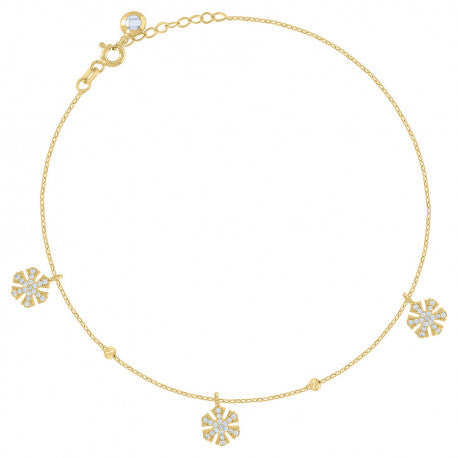 14Kt Gold Bracelet/Anklet 8"