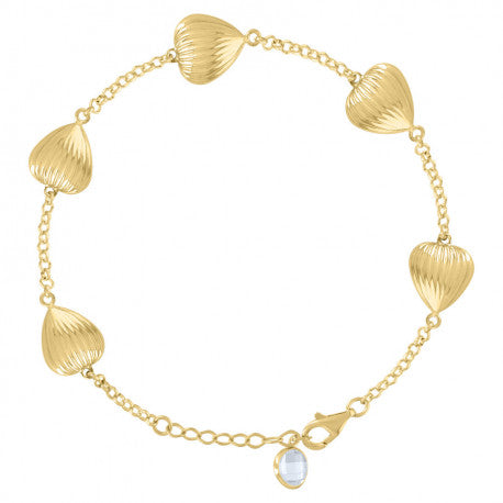 14Kt Gold Bracelet/Anklet 8"