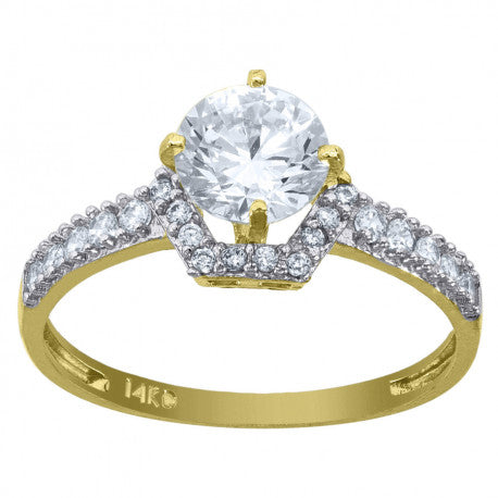 14Kt Gold Bridal Ring