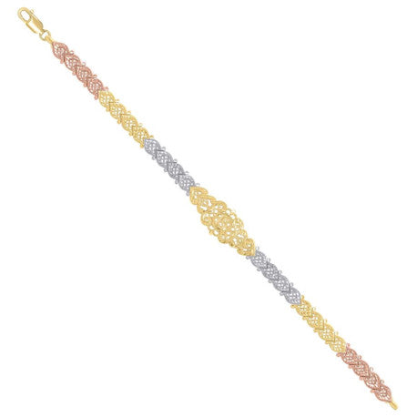 14Kt Gold Cz Bracelet