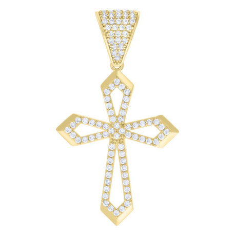 14Kt Gold Cz Pendant