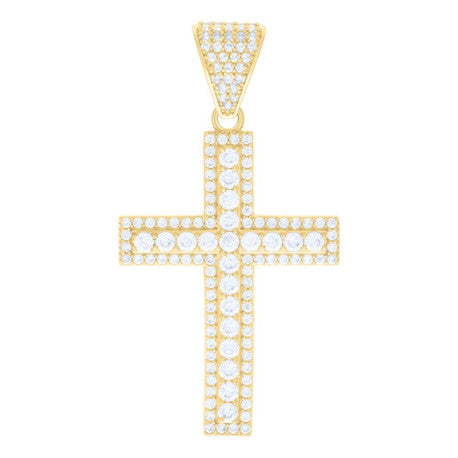 14Kt Gold Cz Pendant