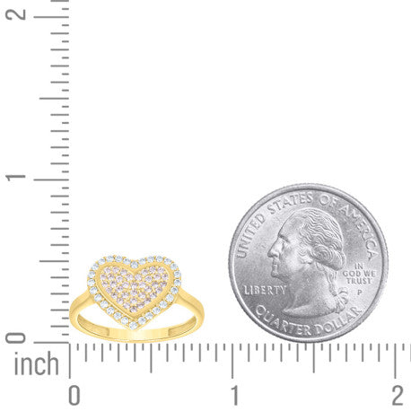 14Kt Gold Cz Ring