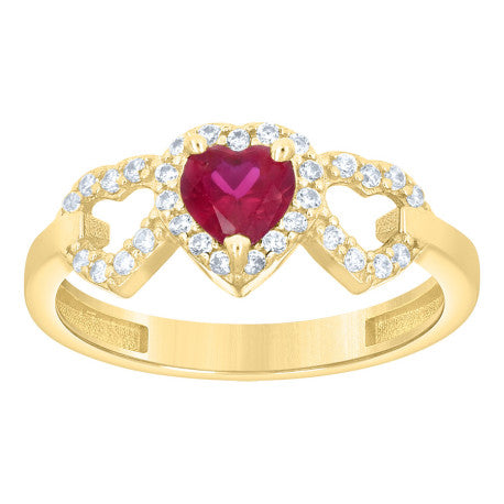 14Kt Gold Cz Ring