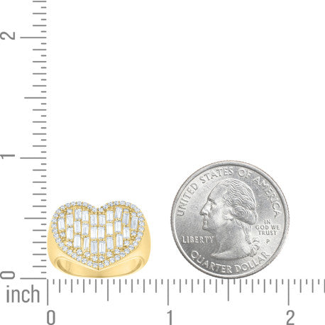 14Kt Gold Cz Ring