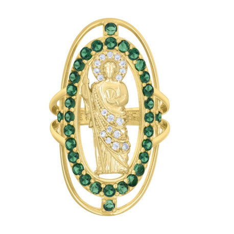 14Kt Gold Cz Ring