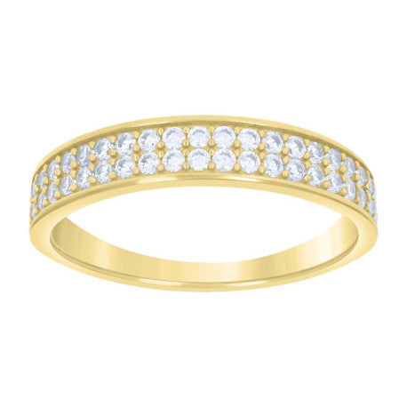 14Kt Gold Cz Ring