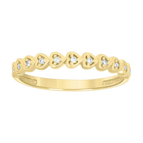 14Kt Gold Cz Ring