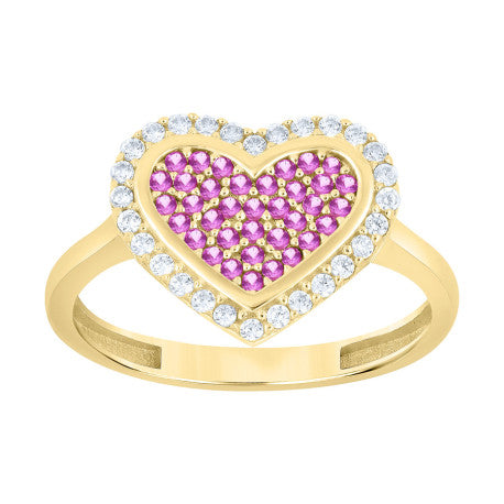 14Kt Gold Cz Ring