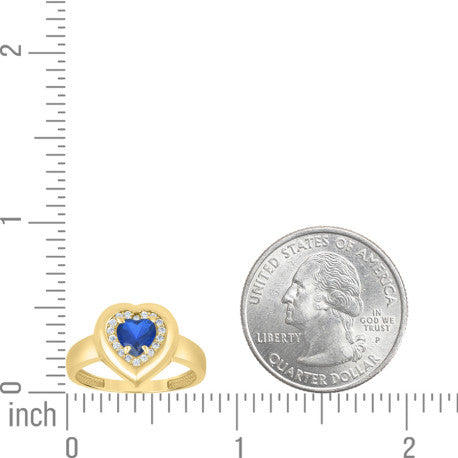 14Kt Gold Cz Ring