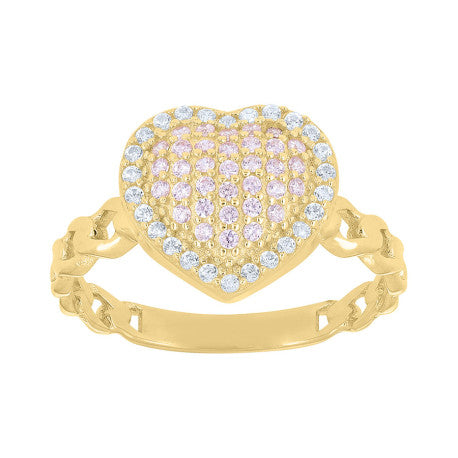 14Kt Gold Cz Ring