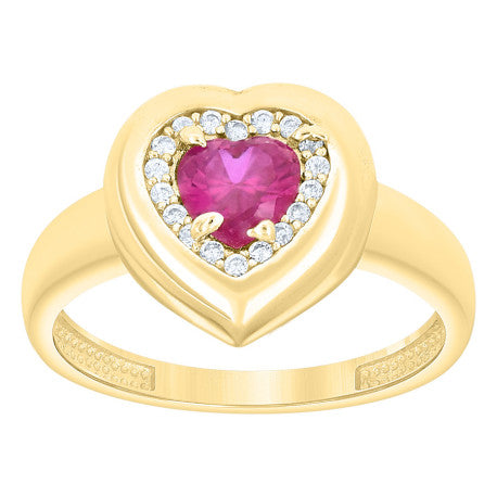 14Kt Gold Cz Ring