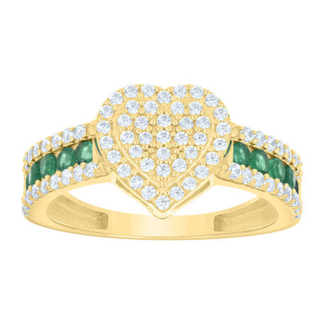 14Kt Gold Cz Ring